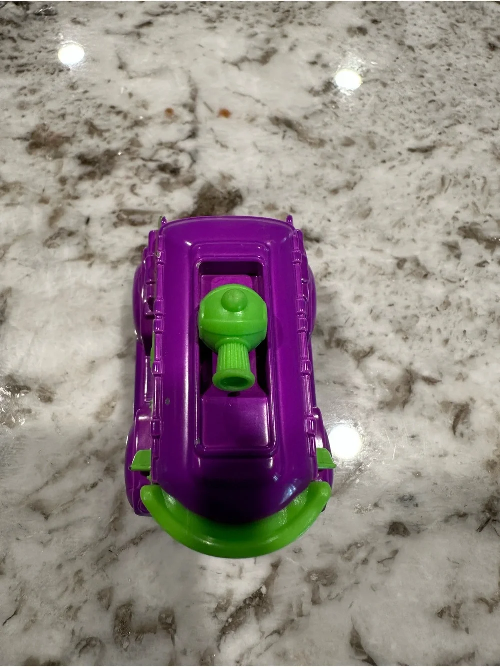 DC Batwheels Prank Purple and Green Kids Toy Vehicle - Playful Cartoon Face